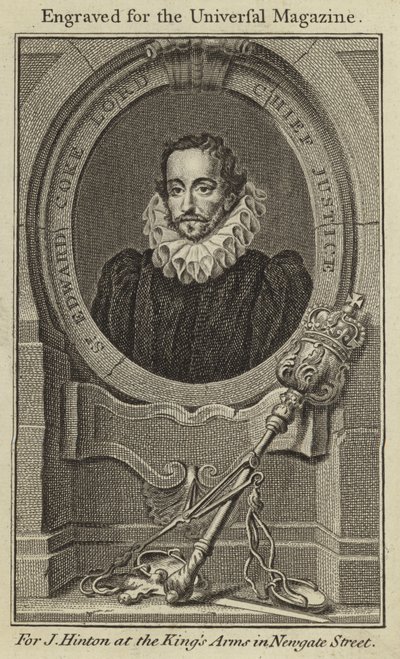 Sir Edward Coke, Lord Chief Justice af English School