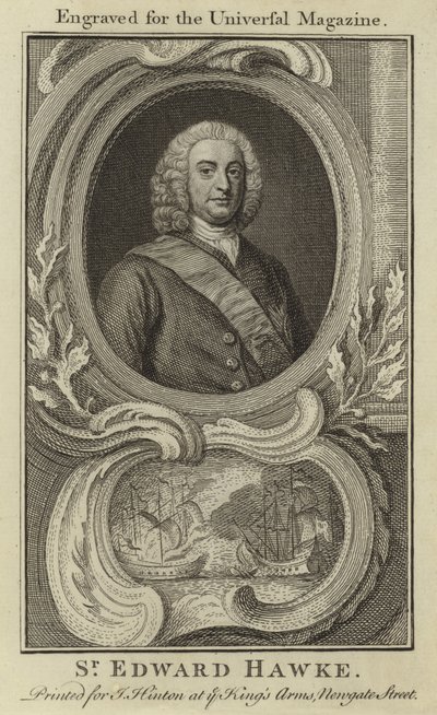 Sir Edward Hawke af English School