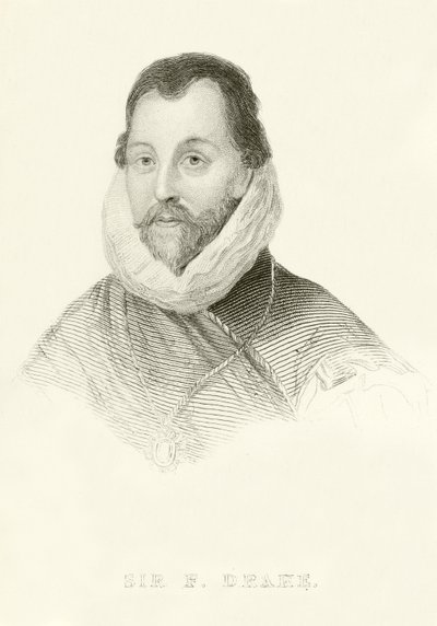 Sir F Drake af English School