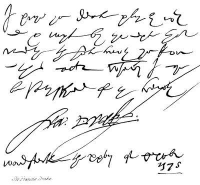 Sir Francis Drake af English School