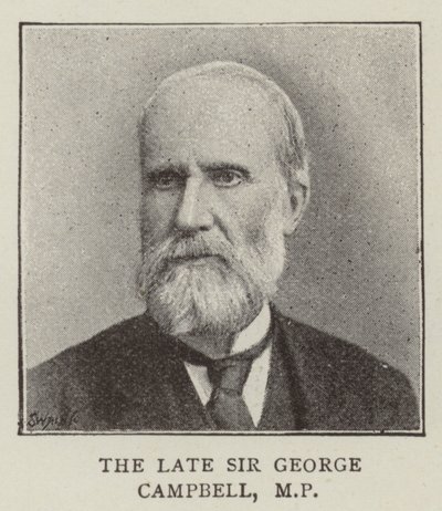 Sir George Campbell (gravering) af English School