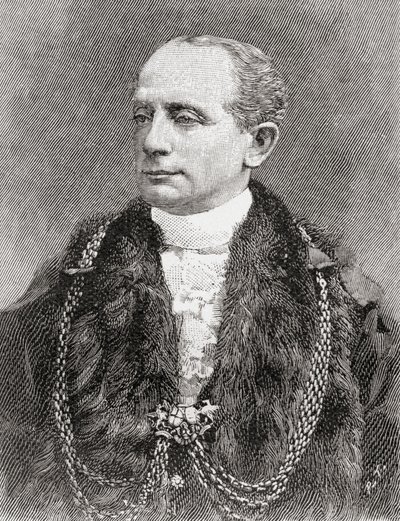 Sir George Faudel Faudel-Phillips af English School