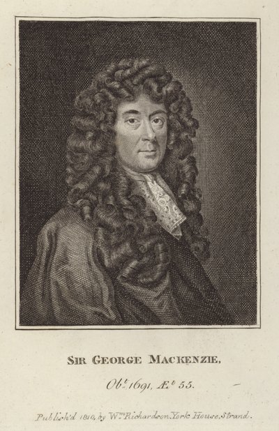 Sir George Mackenzie af English School
