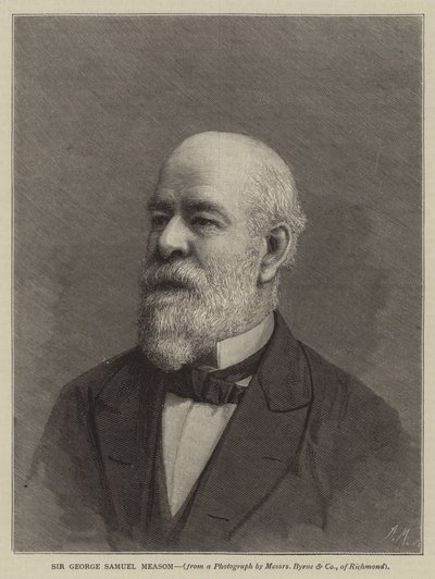 Sir George Samuel Measom (kobberstik) af English School