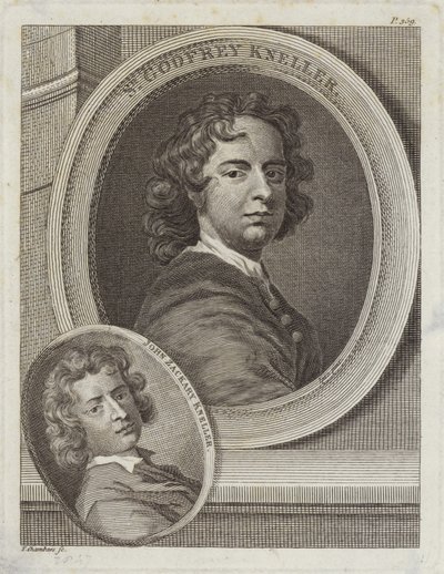 Sir Godfrey Kneller og John Zackary Kneller af English School