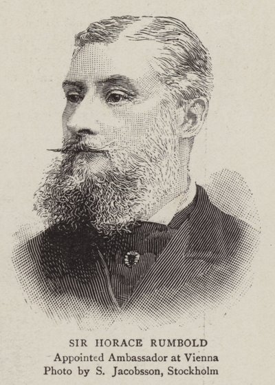 Sir Horace Rumbold (gravering) af English School