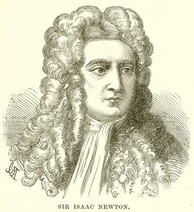 Sir Isaac Newton af English School