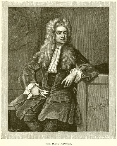 Sir Isaac Newton af English School
