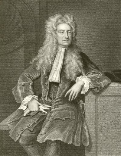 Sir Isaac Newton af English School