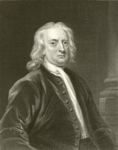 Sir Isaac Newton af English School