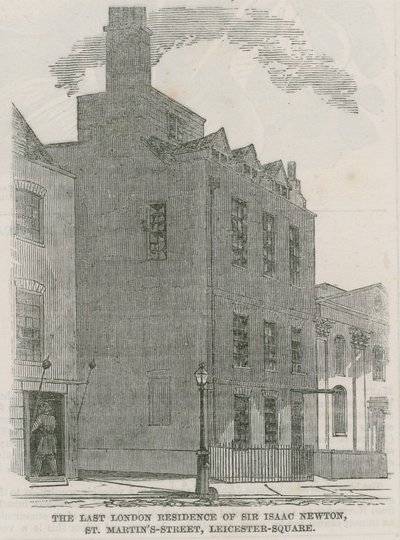 Sir Isaac Newtons House, St Martins Street, Leicester Square London af English School