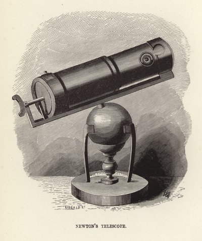 Sir Isaac Newtons teleskop af English School