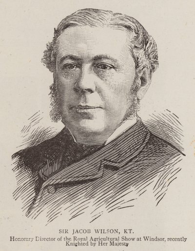 Sir Jacob Wilson, KT (kobberstik) af English School