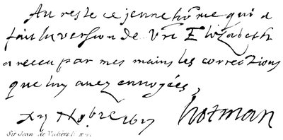 Sir Jean de Villiers Hotman af English School