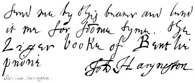 Sir John Harrington af English School