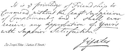 Sir Joseph Yates (Justice K Bench) af English School