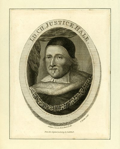 Sir Matthew Hale af English School