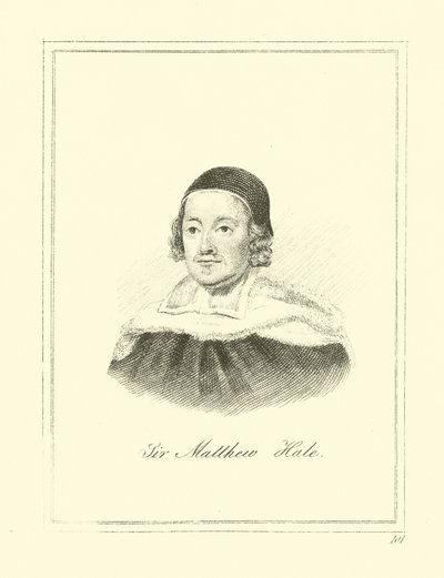 Sir Matthew Hale af English School