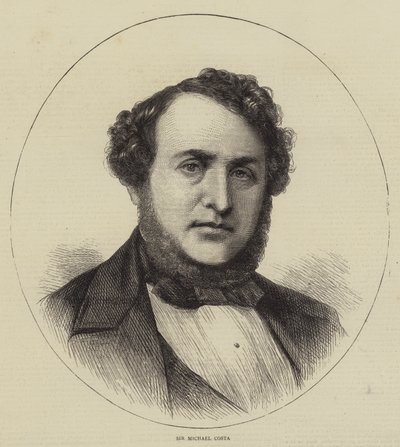 Sir Michael Costa (gravering) af English School