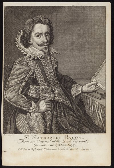 Sir Nathaniel Bacon af English School