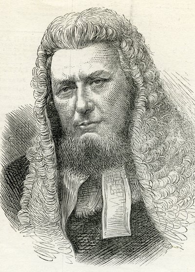 Sir Richard Paul Amphlett (1809-83) fra The illustrated London News 7. februar, 1874 af English School