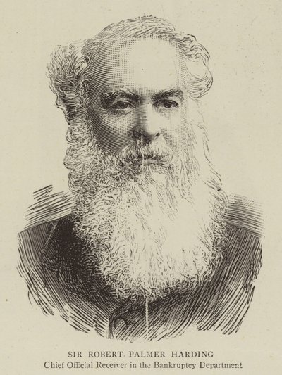 Sir Robert Palmer Harding (gravering) af English School