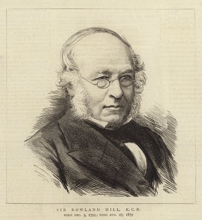 Sir Rowland Hill, KCB (gravering) af English School