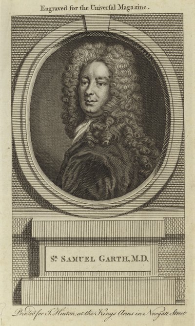 Sir Samuel Garth, M D af English School