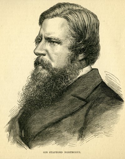 Sir Stafford Northcote, 1. jarl af Iddesleigh (1818-87) af English School