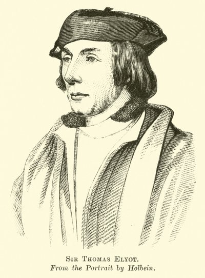 Sir Thomas Elyot af English School