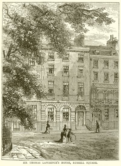 Sir Thomas Lawrences House, Russell Square af English School