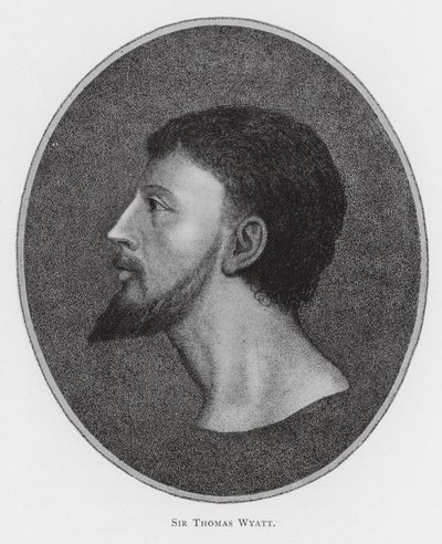Sir Thomas Wyatt (litografi) af English School