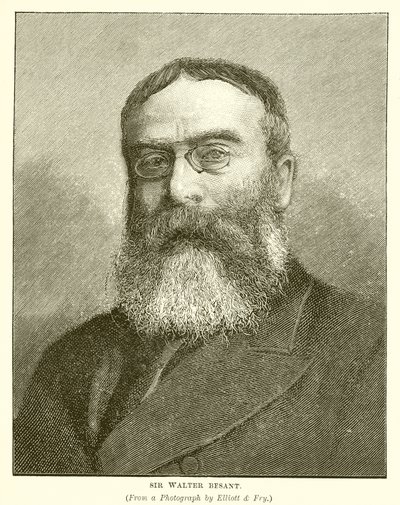 Sir Walter Besant af English School