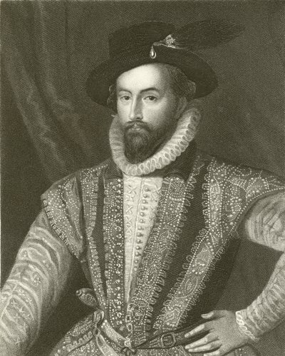 Sir Walter Raleigh af English School