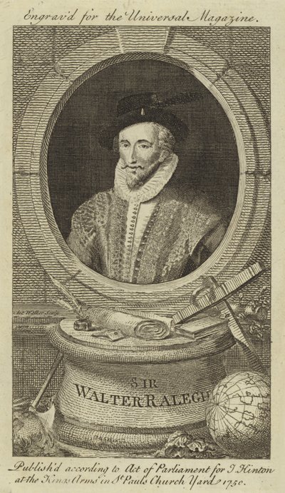 Sir Walter Raleigh af English School