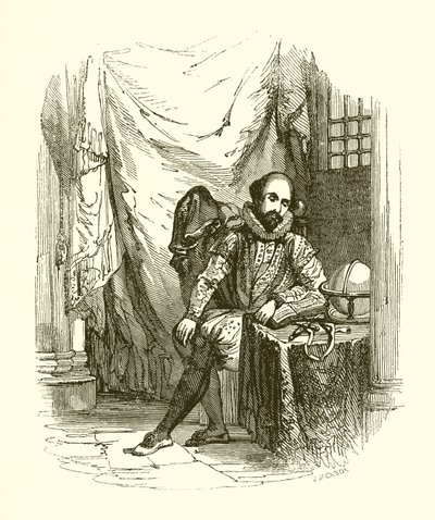Sir Walter Raleigh i tårnet af English School