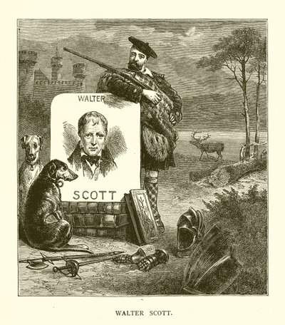 Sir Walter Scott af English School