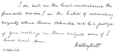Sir Walter Scott af English School