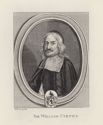 Sir William Curtius (gravering) af English School
