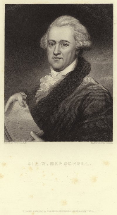 Sir William Herschel af English School