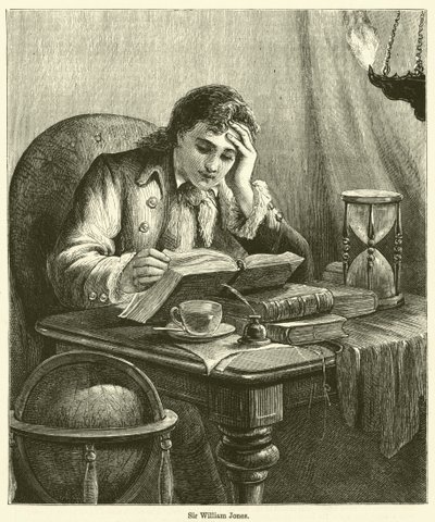 Sir William Jones (gravering) af English School