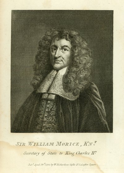 Sir William Morice af English School