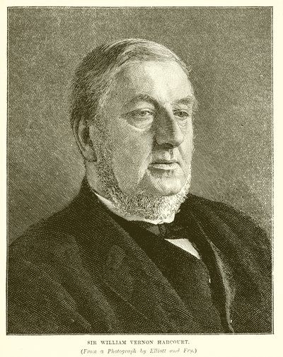 Sir William Vernon Harcourt af English School