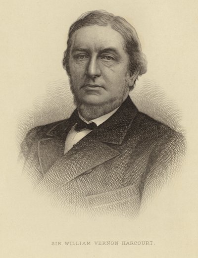 Sir William Vernon Harcourt af English School