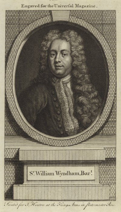 Sir William Wyndham, Baronet af English School