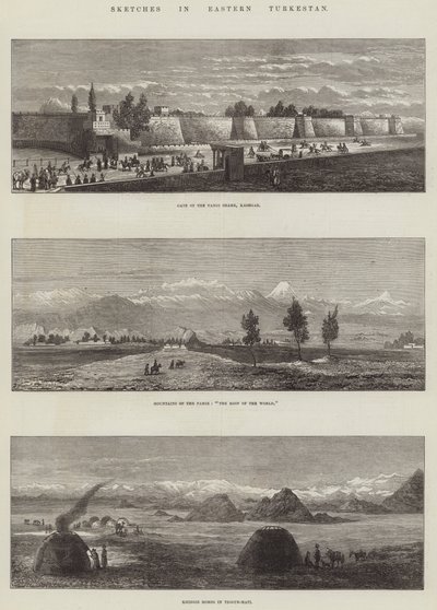 Skitser i det østlige Turkestan (gravering) af English School