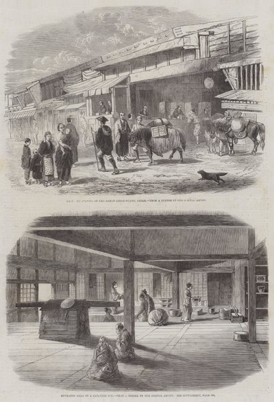 Skizzen in Japan von English School