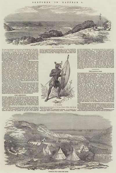 Skitser i Kaffraria (gravering) af English School