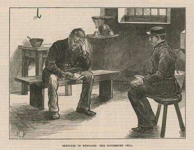 Skizzen in Newgate von English School