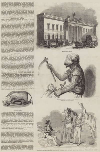 Skitser af Indien (gravering) af English School